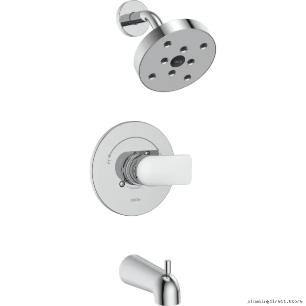 Delta Portage 14 Series Chrome Tub & Shower Trim - Pressure Balance Design - Image 2