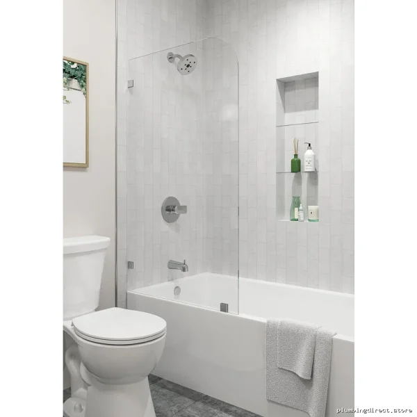Delta Portage 14 Series Chrome Tub & Shower Trim - Pressure Balance Design
