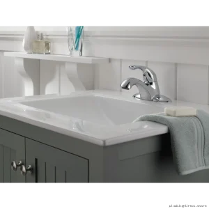 Premium Durable Centerset Bathroom Faucet - Chrome 505LF Delta