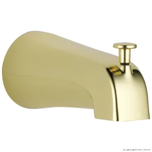 Delta Bathtub Spout Diverter - Premium Polished Brass