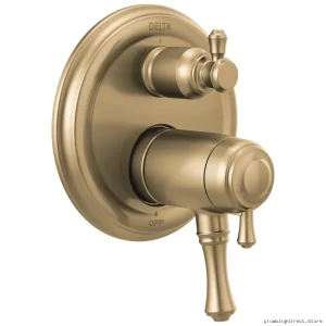 Premium TempAssure 17T Series Valve Trim Kit - 3-Position Integrated Diverter, Champagne Bronze T27T897-CZ Delta