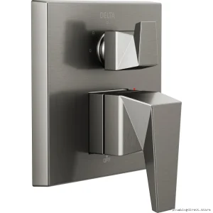 Delta Pressure-Balanced Shower Valve & Divertor in Black SS