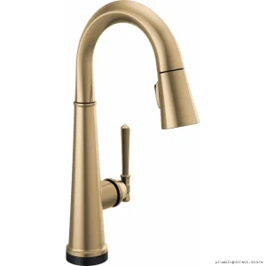 Delta Touch Bar & Pulldown Faucet - Champagne Bronze