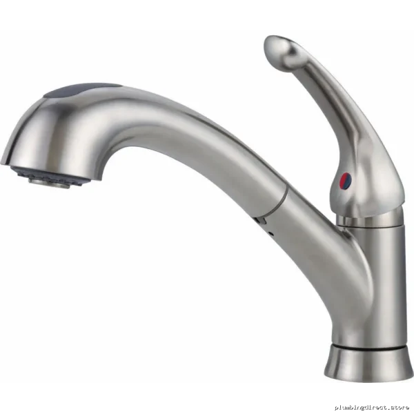 Delta Arctic Stainless Pull-Down Kitchen Faucet with Sprayer 469LF-AR
