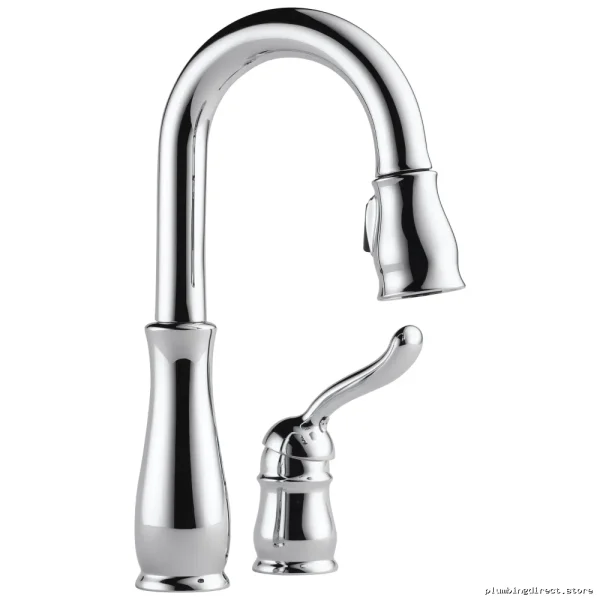 Delta Pull-Down Spray Kitchen Bar Faucet in Chrome Finish