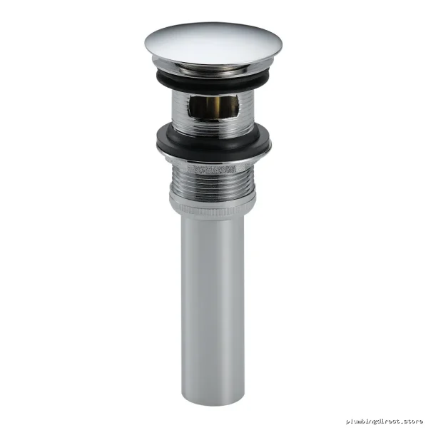 Delta Push-Open Chrome Drain with Overflow 72173