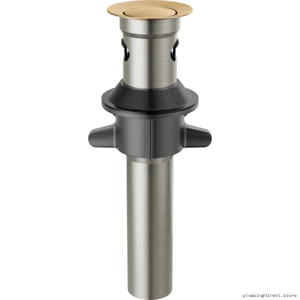 Quick-Release Metal Drain w/Overflow - Champagne Bronze Delta RP101630CZ