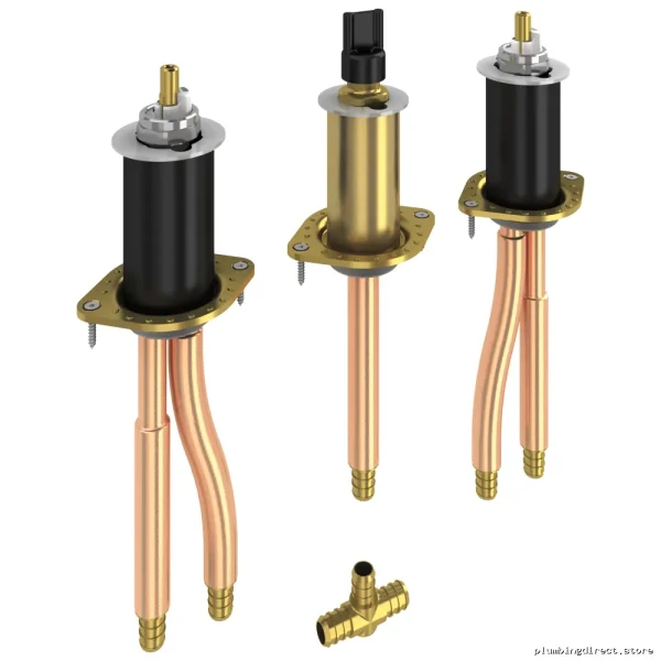 Delta R2707-PX 3-Hole Roman Tub Faucet with Flexible Rough-In & PEX Connections
