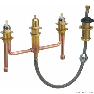 Delta R4716 Roman Tub Faucet Rough-In with Copper Connections 4-Hole
