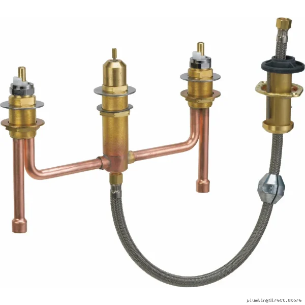 Delta R4716 Roman Tub Faucet Rough-In with Copper Connections 4-Hole