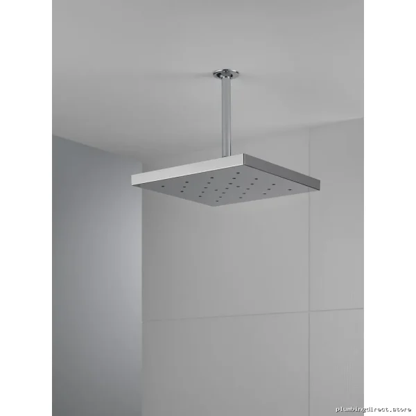 Delta Rainfall Shower Head - H2Okinetic Water-Saving, UltraSoak Chrome - Image 2