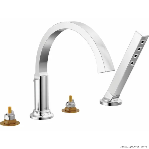Delta Roman Tub Faucet with Hand Shower in Chrome T4788-PR-LHP Trim Kit