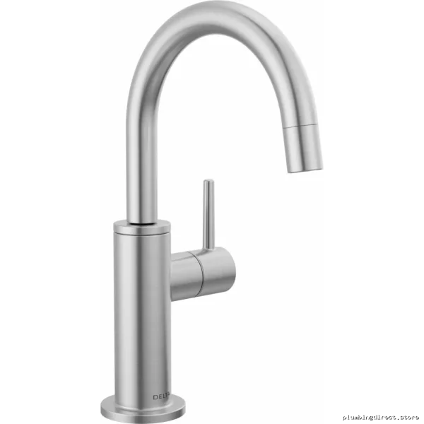 Delta Round Bar Faucet - Contemporary Arctic Stainless Beverage Tap
