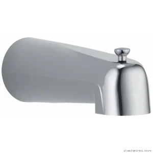 Extended Chrome Pull-Up Diverter Tub Spout - Delta RP36497