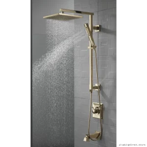 Delta Polished Nickel Tub Spout with Built-In Diverter RP52148PN