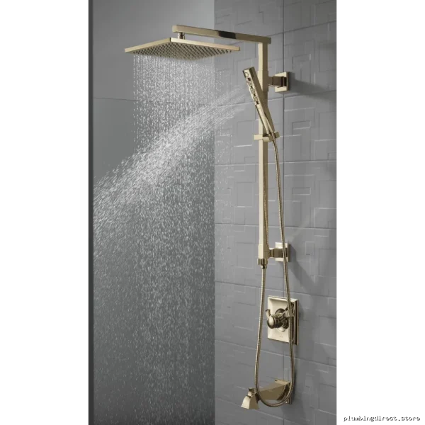 Delta Polished Nickel Tub Spout with Built-In Diverter RP52148PN
