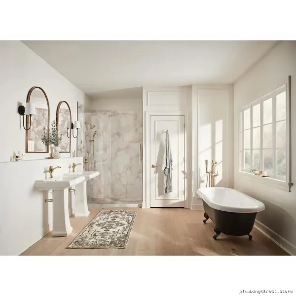 Delta High-Performance Shower Flange (RP6025CZ) - Champagne Bronze Finish