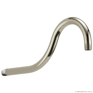 Delta RP61273PN 15-Inch Polished Nickel Shower Arm for Modern Bathrooms