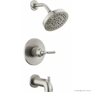 Delta Saylor 14 Series Stainless Steel Tub Shower Trim Kit T14435-SS