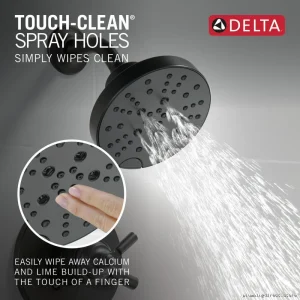 Delta Saylor 17 Series Matte Black Shower Trim - Modern Bathroom Upgrade T17235-BL
