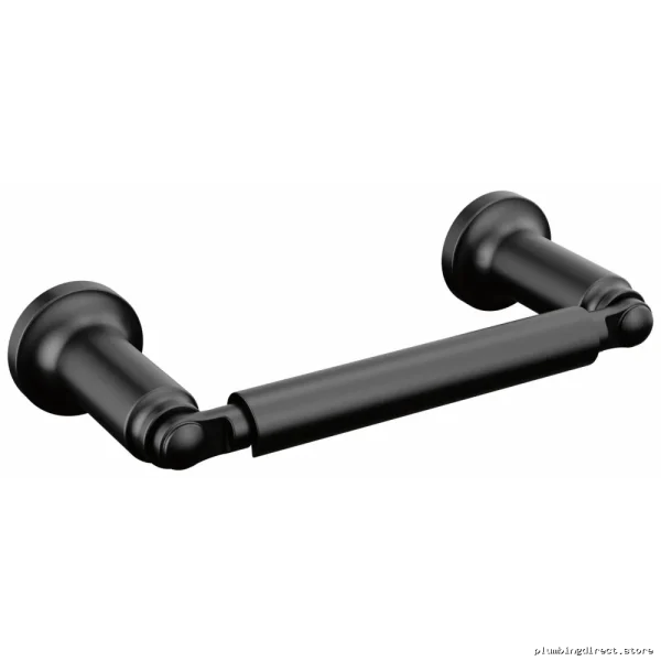 Saylor Matte Black Durable Toilet Paper Holder - 73550-BL Delta