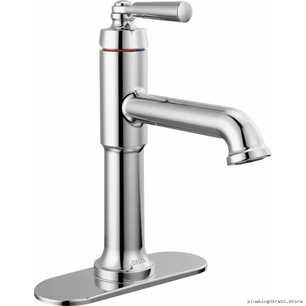 Saylor Chrome Single Hole Bathroom Tap - Delta Shower Faucet 536-MPU-DST - Image 2