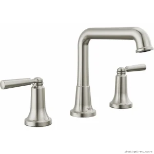 Delta Saylor Widespread Bathroom Faucet in Stainless Steel Finish