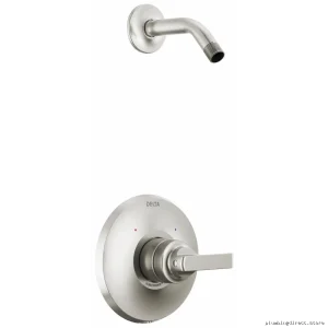 Delta 14 Series Shower Trim Kit (No Showerhead) - Stainless Steel Lumicoat Finish