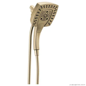 Delta H2Okinetic 2-in-1 Shower Head Handheld Combo Champagne Bronze