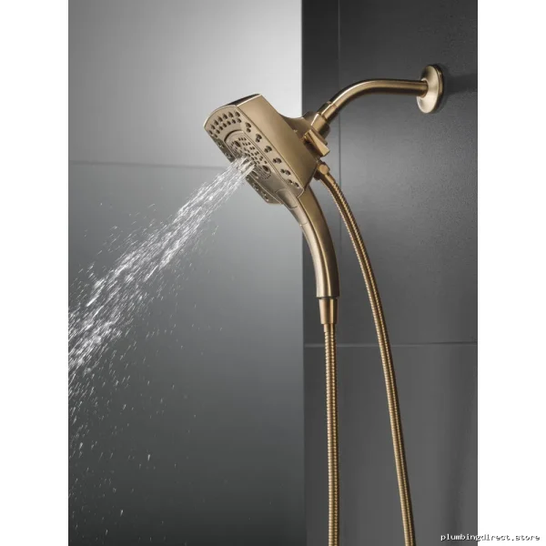 Delta H2Okinetic 2-in-1 Shower Head Handheld Combo Champagne Bronze - Image 4