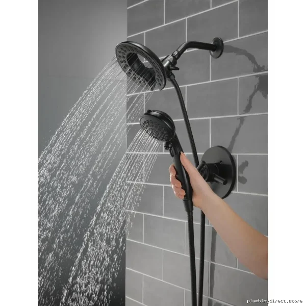 delta smart shower trim in tech matte black - Image 2