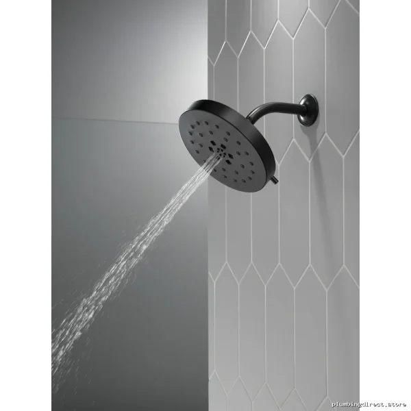 Delta SmartFlow Tech Multi-Massage Water Saving Shower Head - MatteBlack