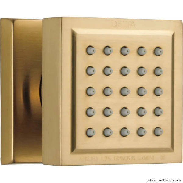 Delta Square Shower Body Spray - Champagne Bronze - Image 3