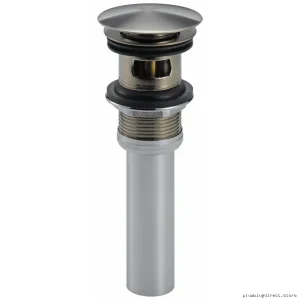 Delta Stainless Steel Push Pop-Up Bath Drain with Overflow 72173-SS