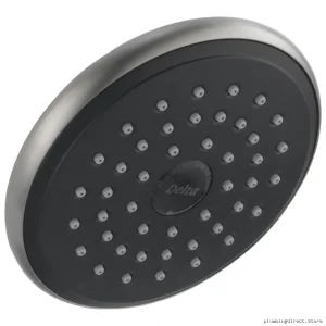 Delta Stainless Steel Rain Shower Head - High-Pressure Single-Setting Design