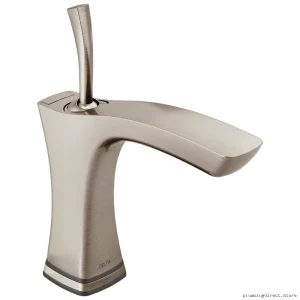 Delta Stainless Steel Single Handle Bathroom Sink Faucet Model 552TLF-SS