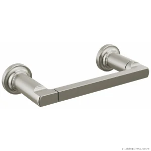 Delta Stainless Steel Toilet Paper Holder - Modern Bathroom Tissue Roll Stand