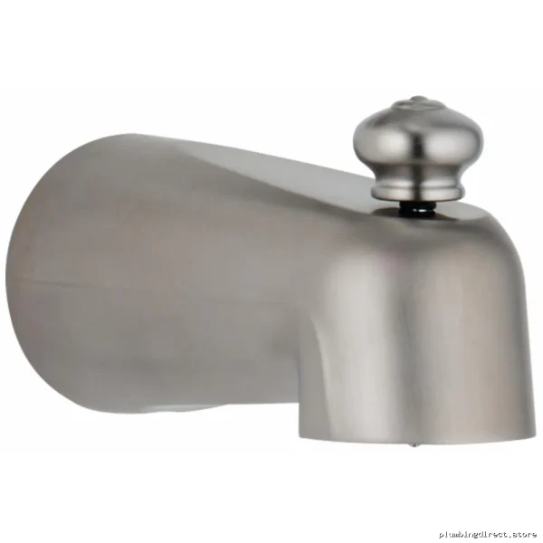 Delta Stainless Steel Tub Spout with Pull-Up Shower Divertor