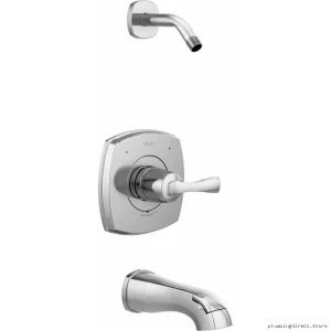 Chrome Tub & Shower Trim Kit - No Shower Head Delta Stryke 14 Series