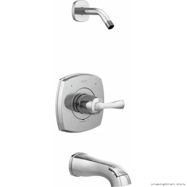 Chrome Tub & Shower Trim Kit - No Shower Head Delta Stryke 14 Series