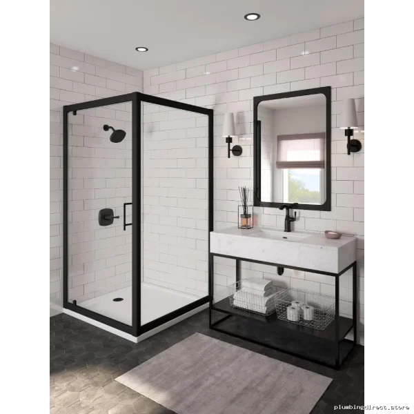 Delta Stryke 14 Series Matte Black Shower Trim - Stylish Bathroom Upgrade T14276-BL - Image 3