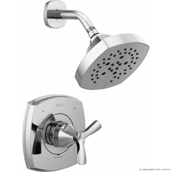 Delta Stryke 14 Series Modern Bathroom Faucet Set with Chrome Finish - Image 3