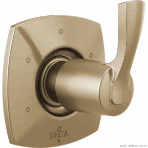 Stryke 6-Function Diverter Trim Set - Multi-Use Champagne Bronze Shower Trim T11976-CZ Delta
