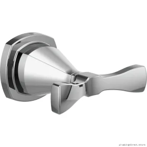 Delta Stryke Chrome Double Robe Hook - Durable & Stylish Bathroom Storage