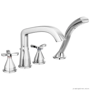 Stryke Roman Tub Faucet Trim w/ Hand Shower - Chrome Delta Model T47766