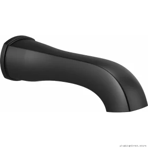 Delta Stryke Matte Black Tub Spout No Diverter RP93377BL - Modern Bathroom Upgrade