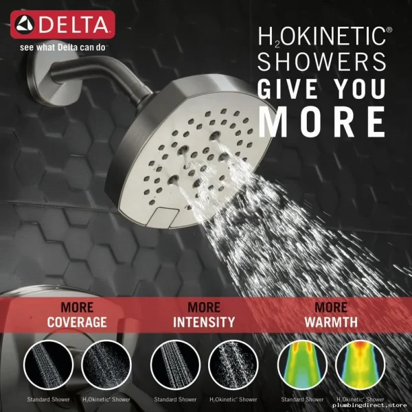 Delta Stryke Series 14 Stainless Steel Shower Trim T142766-SS - Image 3
