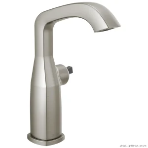 Delta Stryke Mid-Height Vessel Sink Faucet - Single Handle Stainless Steel 676-SSLHP-DST