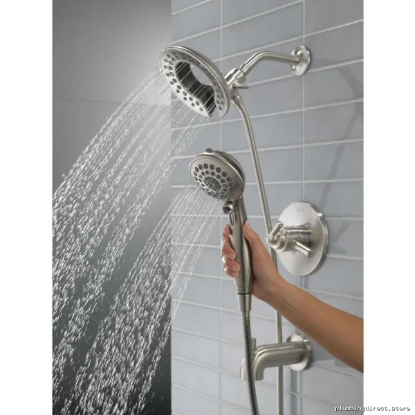 Saylor Monitor 17 Series Stainless Steel Tub & Shower Trim with In2Ition Technology - Delta Style T17435-SS-I