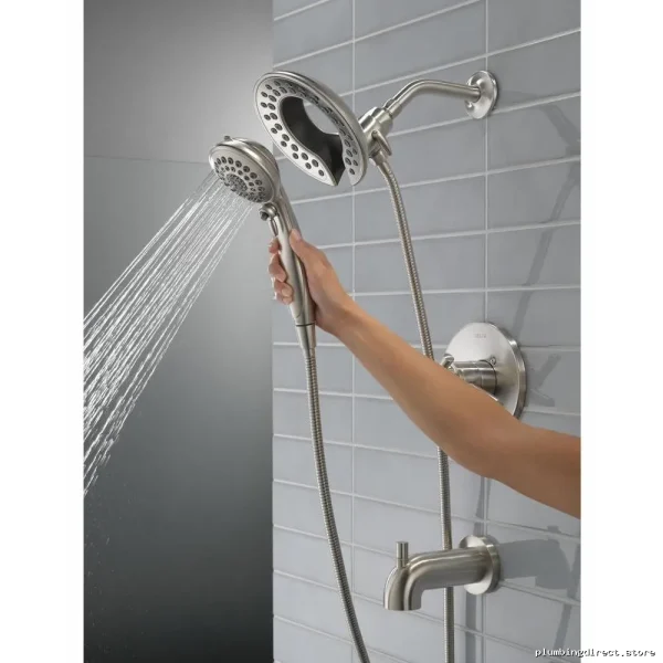 Saylor Monitor 17 Series Stainless Steel Tub & Shower Trim with In2Ition Technology - Delta Style T17435-SS-I - Image 2
